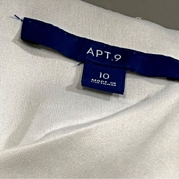 Apt 9 Striped Sleeveless knee length Dress size 10 - Picture 9 of 13